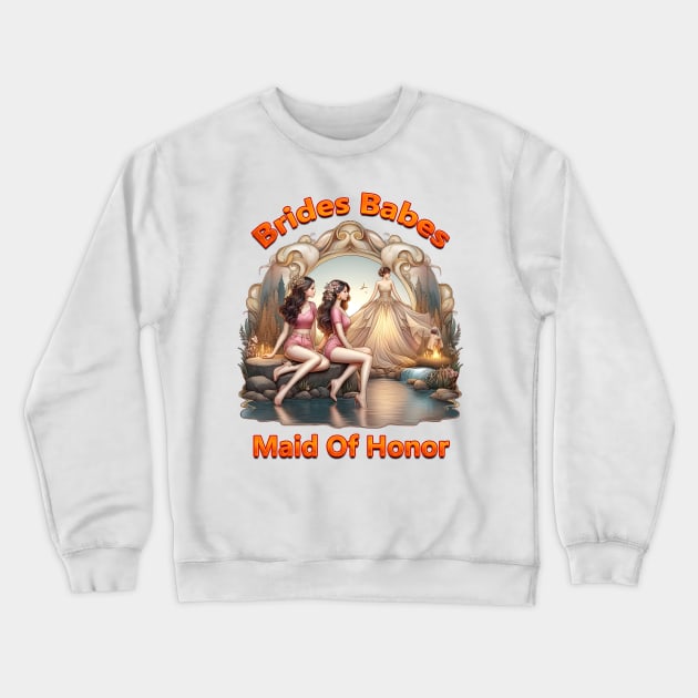 Bridal Party party with the girls in style Crewneck Sweatshirt by coollooks